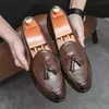 Sapatos formais Tassel para homens, mocassins