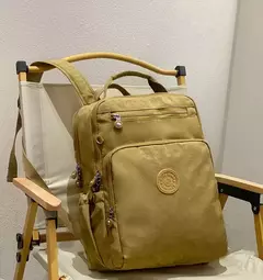 Imagem do Mochila impermeável de nylon para homens e mulheres, mochila leve para laptop,