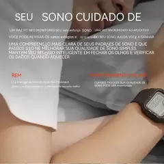 Amazfit neo relógio inteligente monitoramento de freqüência cardíaca e monitoramento do sono 5atm à prova dwaterproof água esporte relógio bluetooth 5.0 95new sem caixa - loja online