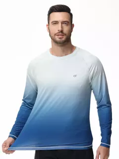 Camiseta de praia de manga comprida masculina, T-shirt Rash Guard, secagem rápida, desportiva, pesca, caminhadas, verão, UPF 50 Plus - loja online