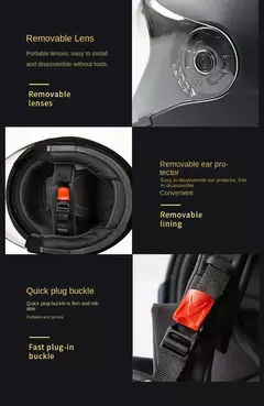 Homens motocicleta metade capacetes lente dupla scooter moto capacete casco aldeia equitação capacete de moto motocross capacetes-JIEKAI - Wolf Magazine