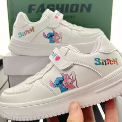 Imagem do Stitch Sneakers infantil, Tênis de basquete, Sapatos esportivos, Casual, Corrida, Moda, Crianças, Meninas, Meninos, Estudante, Presente