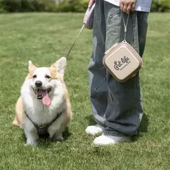 Imagem do Tigelas dobráveis espessadas para animais de estimação, tigelas duplas para uso externo, utensílios de mesa para viagem, tigelas alimentares para cães, suprimentos para animais de estimação, tigelas portáteis para cães