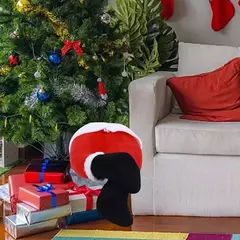 Decoração De Natal De Perna De Elfo De Papai Noel, Perna De Pelúcia, Ornamentos Pendurados, Decoração De Porta, Decoração De Casa, 2024 na internet