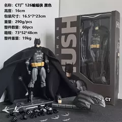 (Em estoque) brinquedos ct batman hush mafex 126 figura de ação dc batman conjunta móvel versão em quadrinhos coleção estatueta modelo brinquedo presente - comprar online