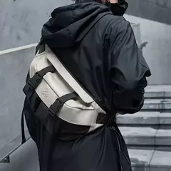Bolsa Peito de Nylon Impermeável para Homens, Bolsa de Ombro Estilingue, Ciclismo, Esporte Diário, Ciclismo, Alta Qualidade, Tendência, Fit, 7.9 Polegada, iPad