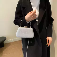 Saco de noite luxuoso para mulheres, alto design, banquete de festa, saco de glitter para senhoras, embreagem do casamento, bolsa de ombro, bolsa de corrente, marca - loja online