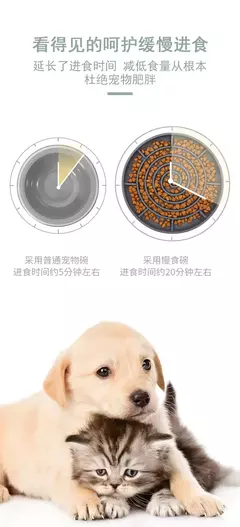 Imagem do Suprimentos para animais de estimação tigela de comida lenta gato anti-queda tigela de comida antiderrapante filhote de cachorro anti-asfixia brinquedo de silicone placa de comida
