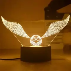 Harry potter anime figura brinquedos led nova lâmpada de noite 3d mesa criativa cabeceira para casa decoração do quarto luz legal criança presente na internet