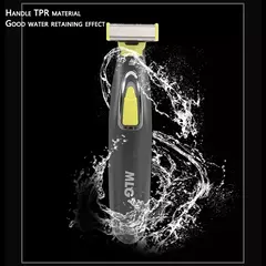 Barbeador elétrico para homens, aparador de barba lavável, lâmina de barbear úmida e seca, máquina de barbear, recarregável na internet