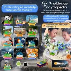 Globo Educacional Inteligente para Crianças, Brinquedo AR Interativo, Ideal para Aprendizagem Pré-Escolar, Presente de aniversário para meninos e meninas, Brinquedos STEM - comprar online