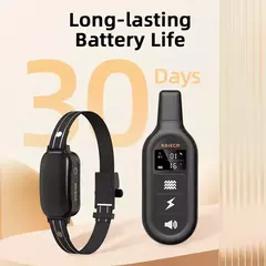 ROJECO-Elétrica Dog Training Collar, Digital recarregável, controle remoto, IPX7 impermeável Vibrador, Pet Dog Bark, Stop Shock Collar - Wolf Magazine