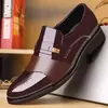 Comemore-Mocassins de couro casuais masculinos, sapatos masculinos, formal e social, preto, barato, outono, 2021, 2024