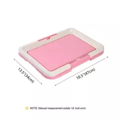 Vaso sanitário portátil para treinamento de cães, vaso sanitário para animais de estimação, para cães pequenos, gatos, caixa de areia, suporte para almofada de cachorro, bandeja, suprimentos para animais de estimação