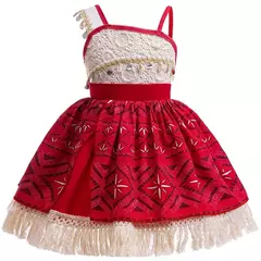 2025 menina moana vaiana traje crianças vestido de princesa verão praia conjunto cosplay roupas natal carnaval roupas de halloween - comprar online