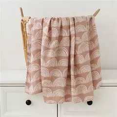 Portátil de bambu algodão Swaddle cobertor define para recém-nascidos, berço cobertor, macio, leopardo impressão, viagens, bebês na internet
