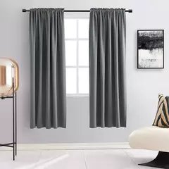 Cortinas blackout para sala e quarto, 100% Sombreamento