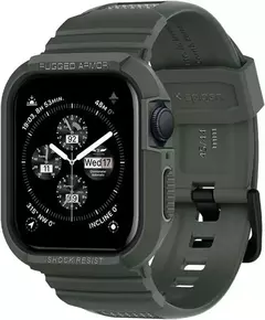 Armadura robusta Pro projetada para Apple Watch Ultra 2 capa de borracha com pulseira série 9/8/SE2/7/6/SE/5/4 45 mm/44 mm 41 mm 40 mm