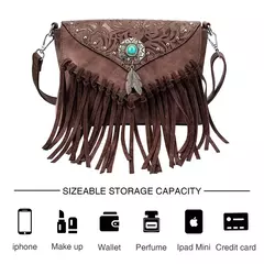 Celela design original bolsa de ombro para as mulheres couro do plutônio luxo embreagem designer bolsas ocidental bolsa franja saco do mensageiro na internet