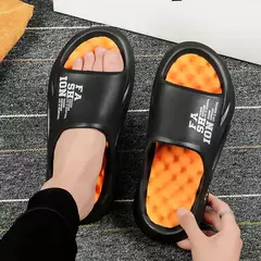 Chinelos masculinos de massagem de verão, sandálias interiores ao ar livre, sapatos casuais de praia, chinelos macios, homens, tamanho grande 47 - Wolf Magazine