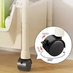 Armário De Armazenamento De Fenda Estreita, Estante De Carrinho, Rack De Canto De Cozinha, Banheiro, Sala De Estar, Organizador De Casa na internet