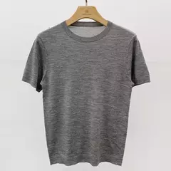 Lã 100 verão manga curta moda camiseta homens top mens tshirt tee black tops camisa masculina camiseta masculino manga longa masculinas camisetas blusa roupa gola feminina segunda pele camisas marcas shirt famosas cur - loja online