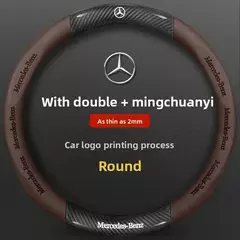 Imagem do Capa universal para volante mercedes-benz, para classe c/e/a c260l/e300l/gla/glb200/glc260/a200l, acessório de carro da china