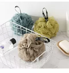 Back Brush Soft Mesh Bath Sponge Balls Nylon Cleaning Brush Shower Esfoliante Scrubbers Loofah Esponja para Mulheres, Homens Banheiro - Wolf Magazine