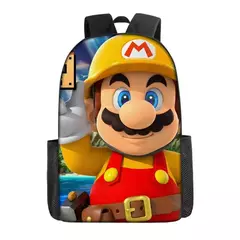 Mochila Mario Cartoon Anime, Super Mario Schoolbag, Mochila Mochila para crianças, Bolsas meninas - loja online