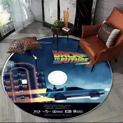 Imagem do De Volta Para O Futuro Tapete Redondo, Filme CD e DVD, Home Room Decor, Tapete Círculo Impresso, Tapete Exterior Moderno, Moda