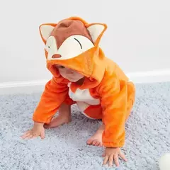Macacão de flanela para bebés, Macacão Kigurumi, Macaco, Unicórnio, Vaca, Leão, Animal Cosplay, Pijama para 1 a 4 anos Crianças, Meninos, Inverno - loja online
