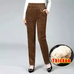 Imagem do Calça lápis de lã feminina, roupa formal, roupa feminina fina, elástico longo básico, senhora preta do escritório, outono, inverno