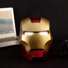 Em estoque marvel vingadores homem de ferro capacete adulto criança modelo cosplay 1:1 luz led ironman máscara figura ação brinquedos crianças presente - loja online