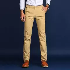 Calça lápis xadrez slim fit masculina, calça casual de casamento, calça reta, moda empresarial masculina - comprar online