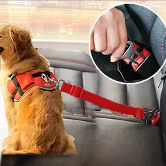 Cinto de segurança para carro e gato, acessórios para cães, arnês ajustável, trela de chumbo, clipe de viagem pequeno e médio, coleira para cachorro, itens para animais de estimação na internet
