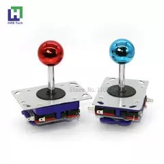 Joystick estilo zippy 2/4/8 vias rocker 45mm eixo longo com 35mm boa qualidade chapeamento topball máquina de jogo de arcade diy