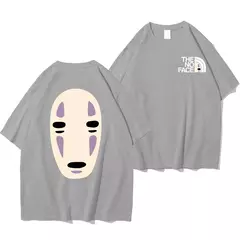 Camiseta masculina e feminina de manga curta estampada com desenho animado engraçado, camiseta unissex solta, top de algodão grande, moda casual, verão - comprar online