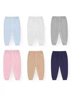 Kiddiezoom-Calças macias de bebé menino e menina, calças infantis, acessórios de moda, 4 estações, 100% algodão, 1 pc - Wolf Magazine