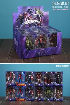 ZD Original Vingadores Homem de Ferro Homem Aranha VERDE GOBLIN VENOM 2099 Thor Capitão América Thanos Hulk Máquina de Guerra Figuras de Ação Brinquedo na internet