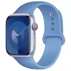 Pulseira de Silicone para Apple Watch, Pulseira Esportiva, iWatch Series 8, 7, 6 na internet