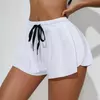 Calções de ioga de secagem rápida para mulheres, corrida, nu, walk-away, calças fitness, basquetebol, esportes de maratona, verão