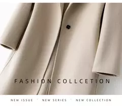 2023 elegante simples casaco feminino outono e inverno novo um botão pura lã reversível casaco de lã longo selvagem top das mulheres - loja online