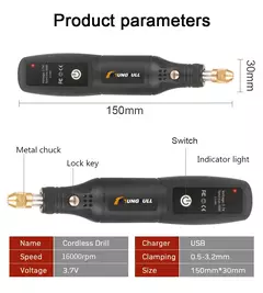 Usb mini furadeira elétrica sem fio caneta de gravura ferramenta rotativa sem fio recarregável mão broca dremel ferramentas para jóias metal vidro na internet