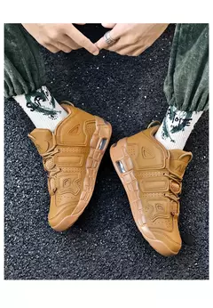 Sapatos respiráveis para homens Tênis de corrida de maratona, tênis de basquete ao ar livre, calçados esportivos casuais tamanho grande, inverno