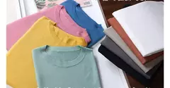 Superfino Merino lã camiseta masculina, malha, O-pescoço, respirável, fino Cashmer, manga curta Tee, cor sólida Tops na internet