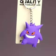 Imagem do Pokemon chaveiro pikachu anime figura de ação brinquedo kawaii dos desenhos animados moda charmander psyduck boneca chaveiro saco carro pingente presente do miúdo