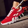 Tênis de corrida respirável masculino, esportes ao ar livre, borda da faca, confortável, casual, moda, novo, 36-48