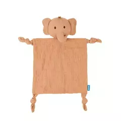 Imagem do Bebê Segurança Cobertor Macio Algodão Musselina Consolador para Recém-nascido Infantil Dormir Snuggle Toy Stuffed Animal Acalme Appease Toalha