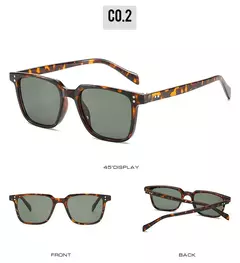 Retângulo Tony Stark Óculos De Sol Para Homens, Lente Azul, Óculos De Homem De Ferro, Brand Designer De Moda, Vintage