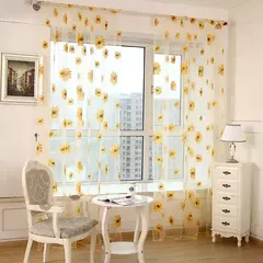 Imagem do Tule Floral em Cortinas Puras, Tratamento Janela, Painel Persianas, Sala de estar, Quarto, Cozinha, Sombra, Roxo, Peônia